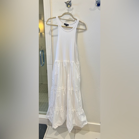 J. Crew Dresses & Skirts - J.Crew White Ribbed Maxi